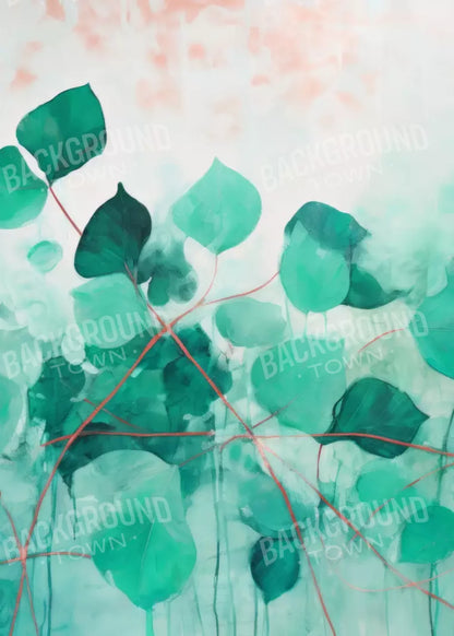 Green Leaves 5’X7’ Ultracloth (60 X 84 Inch) Backdrop