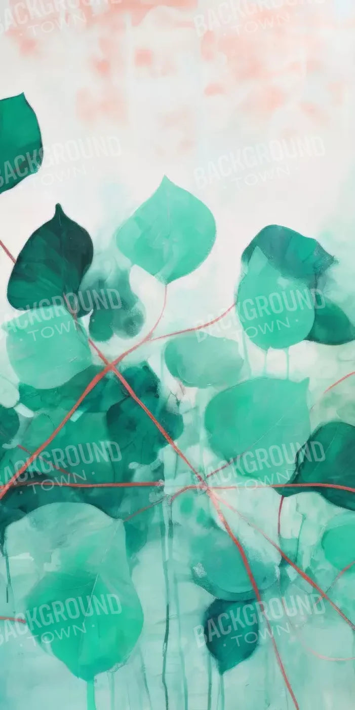 Green Leaves 8’X16’ Ultracloth (96 X 192 Inch) Backdrop