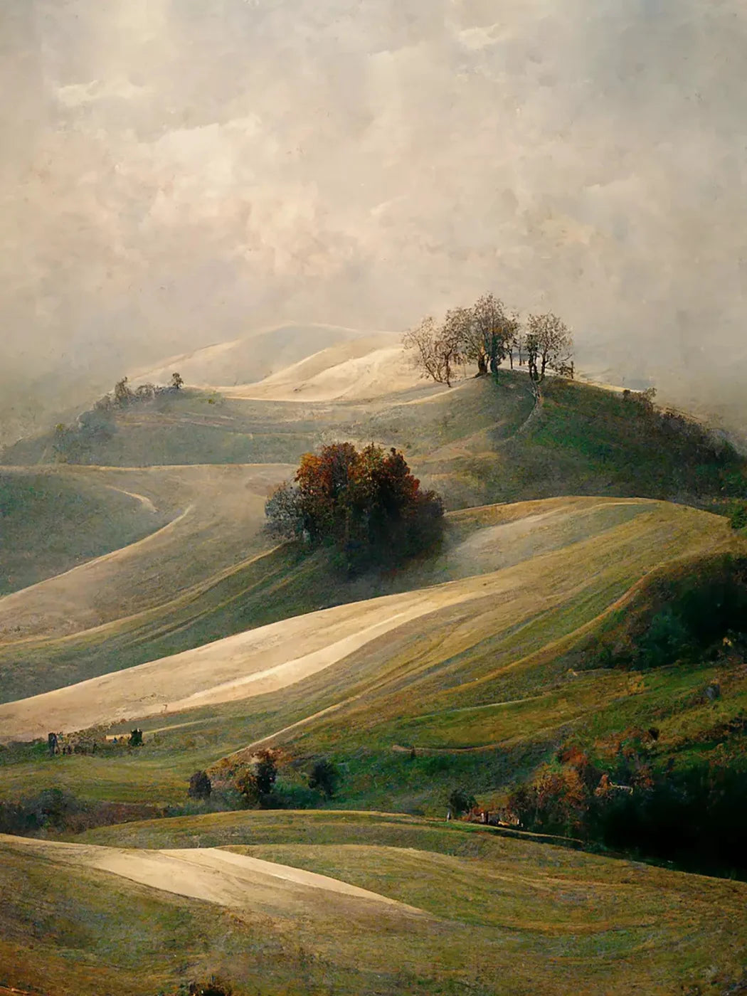 Tuscan Sunrise 5X68 Fleece ( 60 X 80 Inch ) Backdrop