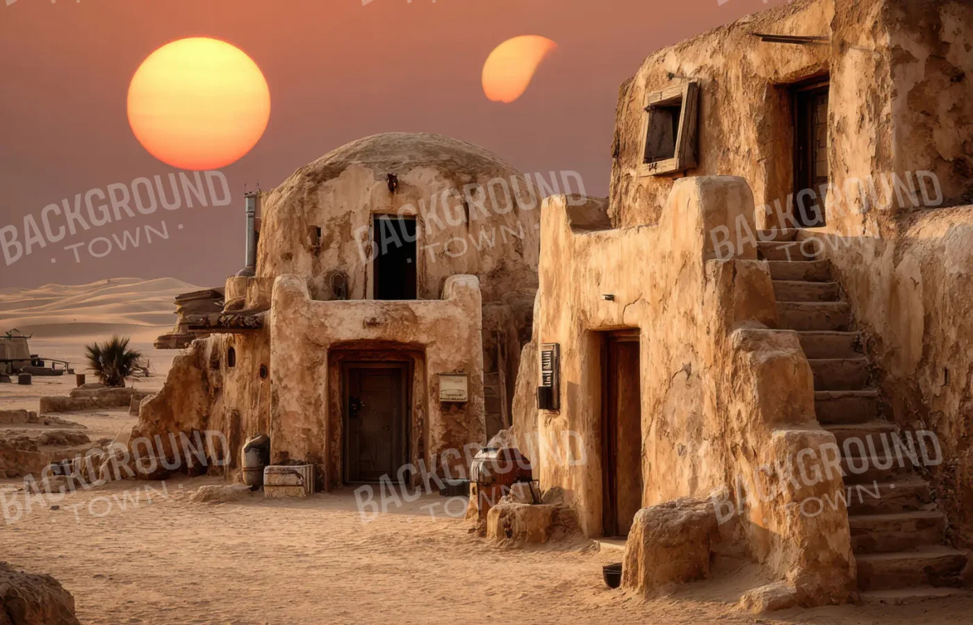 Twin Suns Desert 14’x9’ UltraCloth (168 x 108 inch) Backdrop