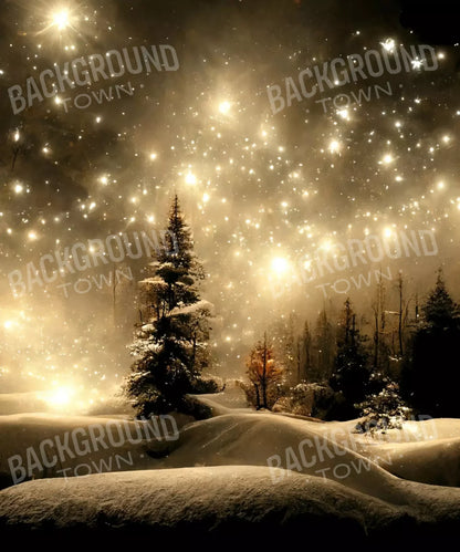 Twinkling Snowscape Ii 10’X12’ Ultracloth (120 X 144 Inch) Backdrop