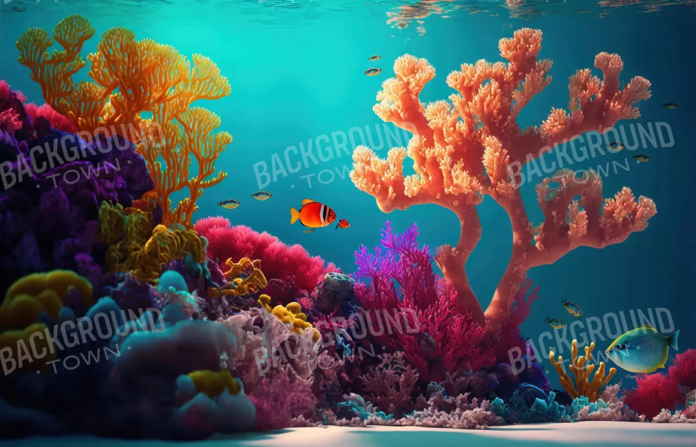 Under The Sea 12X8 Ultracloth ( 144 X 96 Inch ) Backdrop