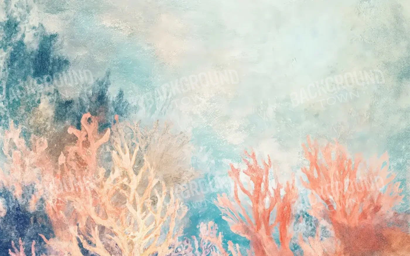 Under The Sea I 8’x5’ UltraCloth (96 x 60 inch) Backdrop