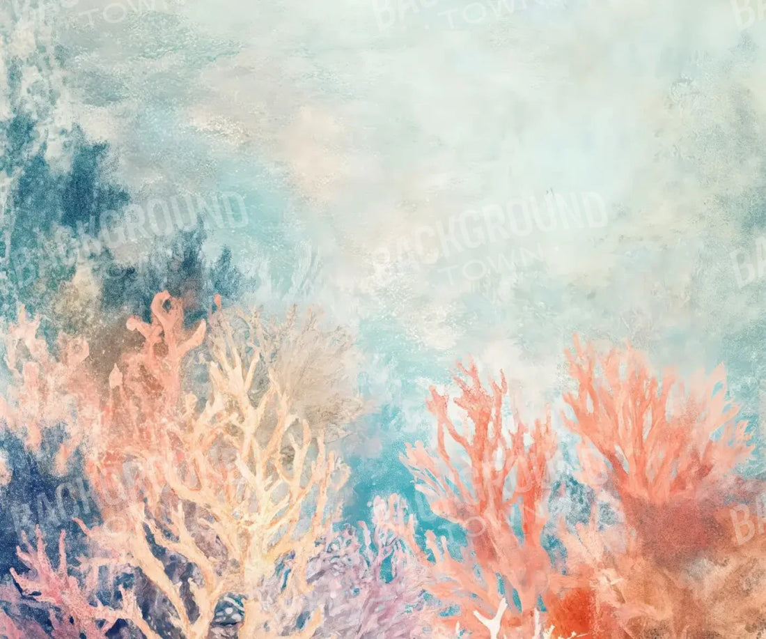 Pink Blue Orange  Backdrop for Photography