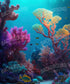 Underwater Ocean Backdrop for Photography