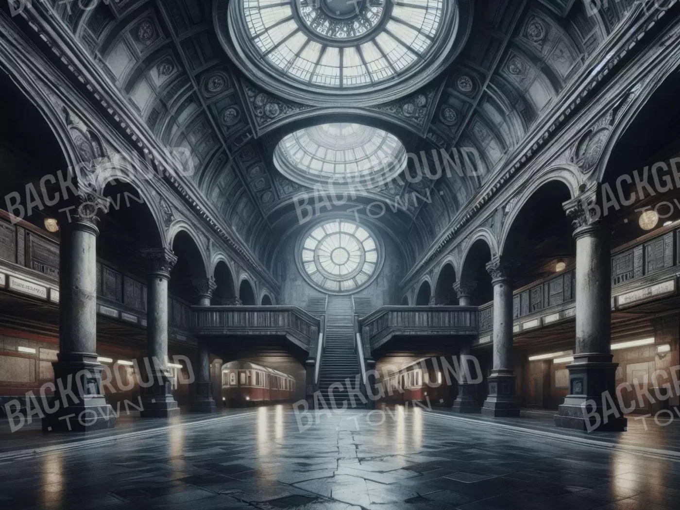 Undergroundsubway 6’8X5’ Fleece (80 X 60 Inch) Backdrop