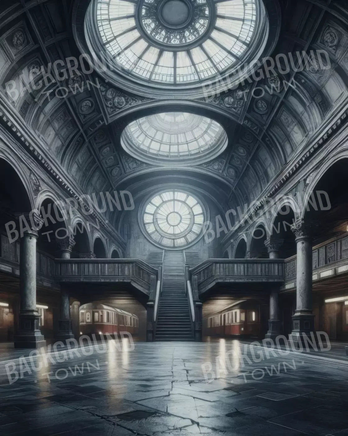 Undergroundsubway 8’X10’ Fleece (96 X 120 Inch) Backdrop