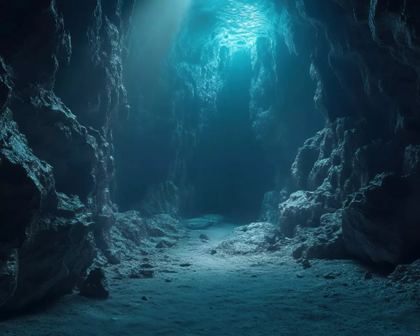 UnderwaterCave 10’x8’ Fleece (120 x 96 inch) Backdrop