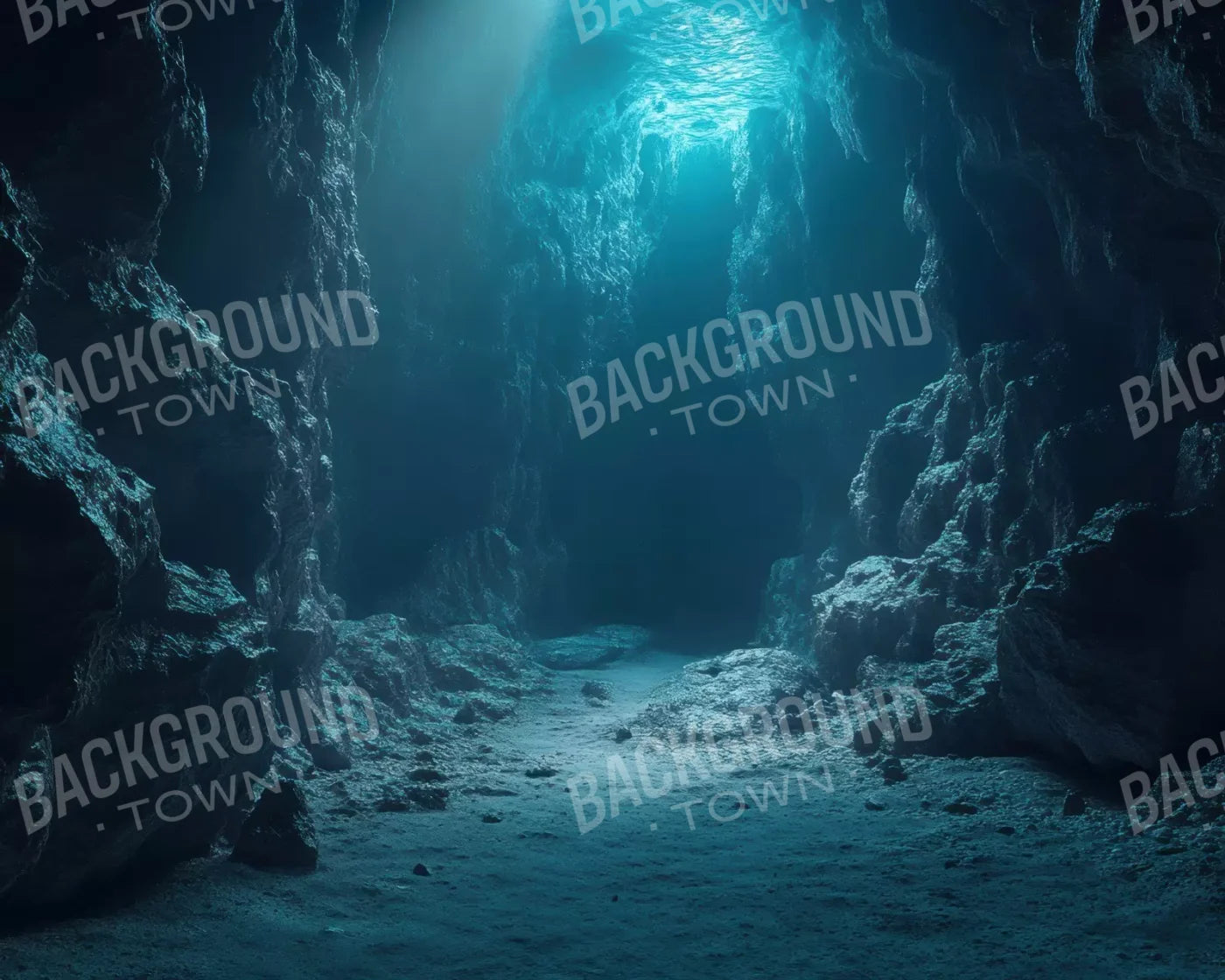 UnderwaterCave 10’x8’ Fleece (120 x 96 inch) Backdrop