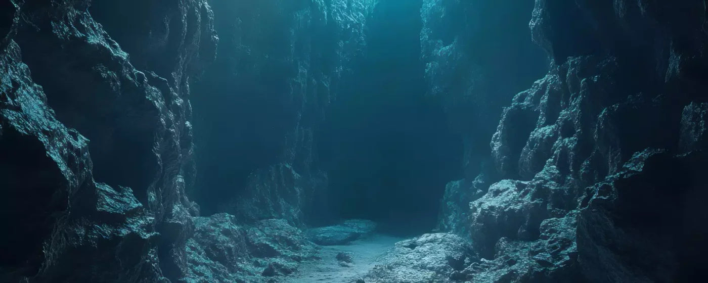 UnderwaterCave 20’x8’ UltraCloth (240 x 96 inch) Backdrop