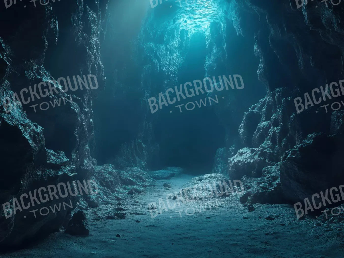 UnderwaterCave 6’8x5’ Fleece (80 x 60 inch) Backdrop
