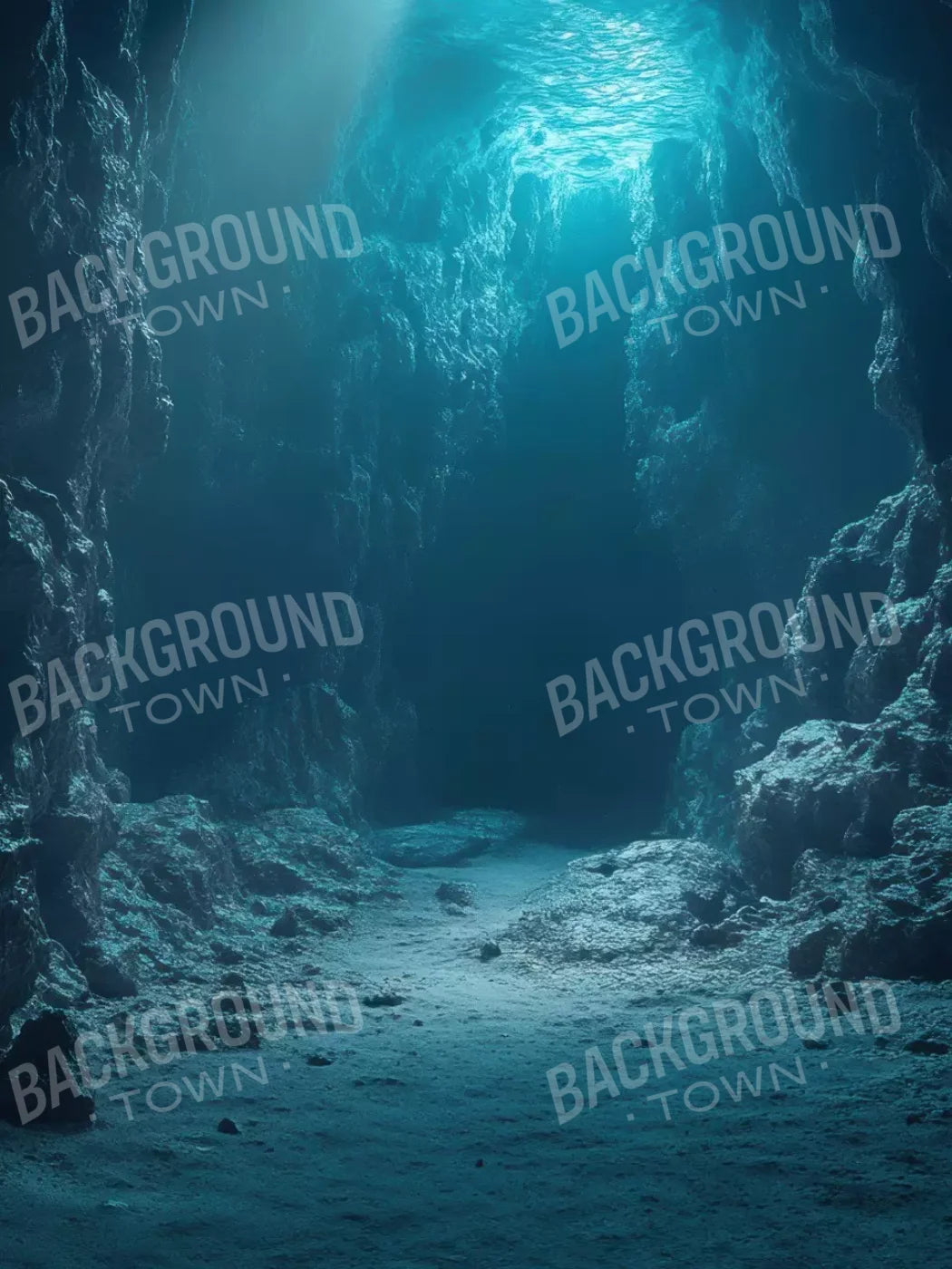 UnderwaterCave 6’x8’ Fleece (72 x 96 inch) Backdrop
