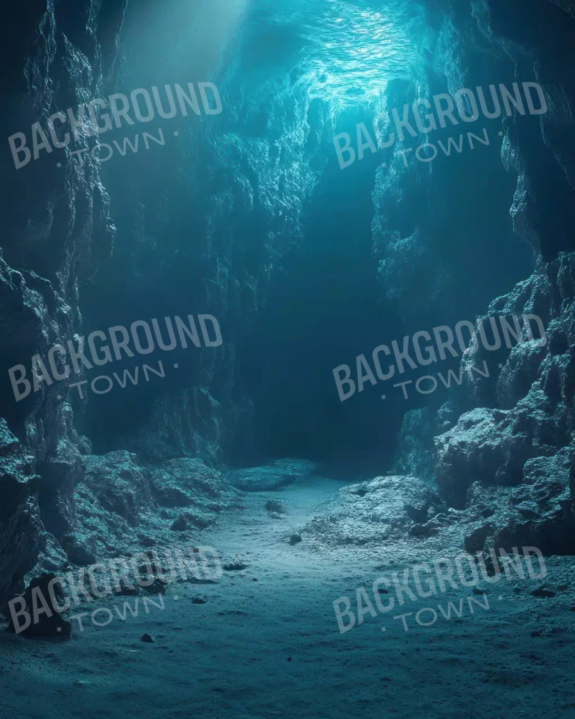 UnderwaterCave 8’x10’ Fleece (96 x 120 inch) Backdrop