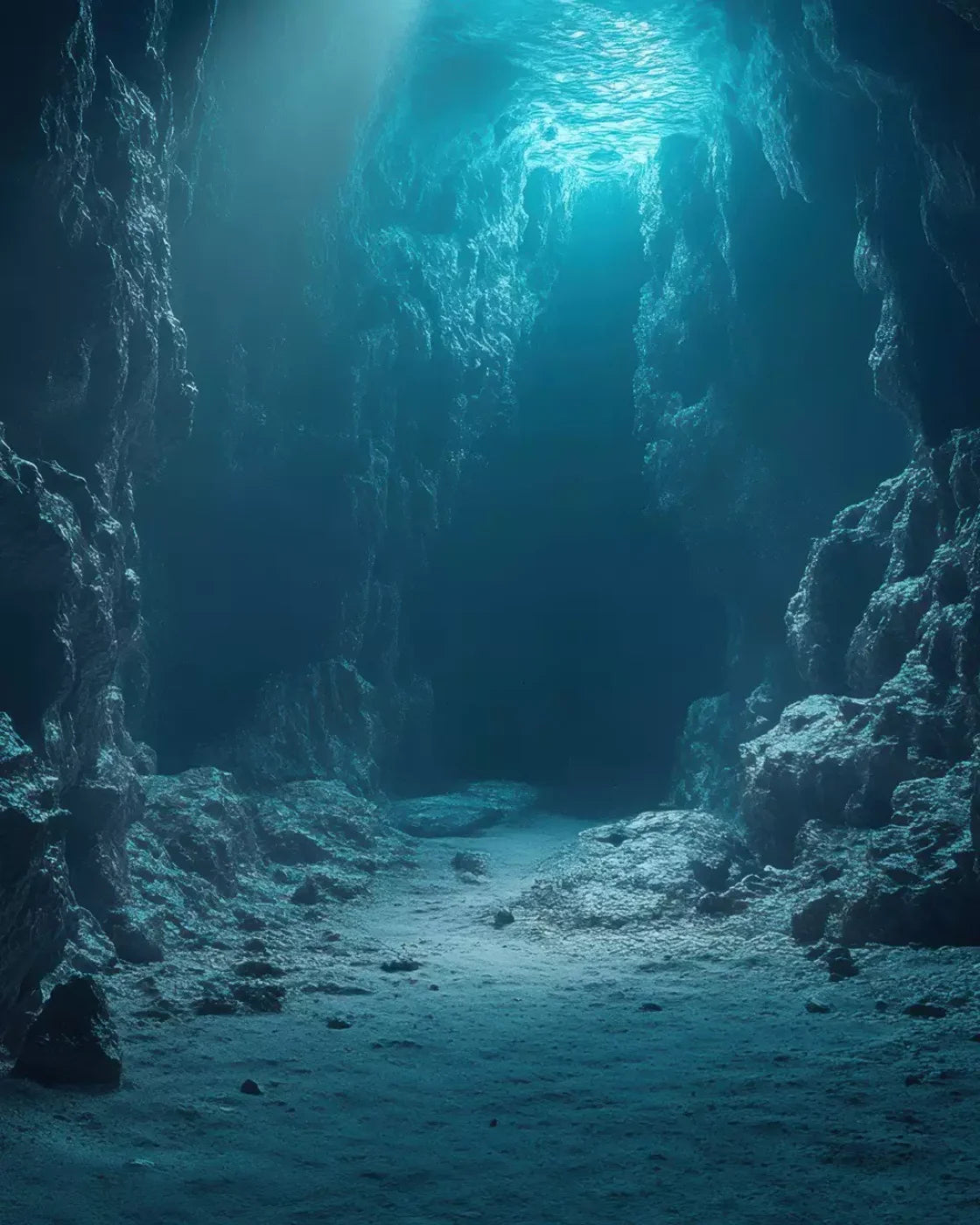 UnderwaterCave 8’x10’ Fleece (96 x 120 inch) Backdrop