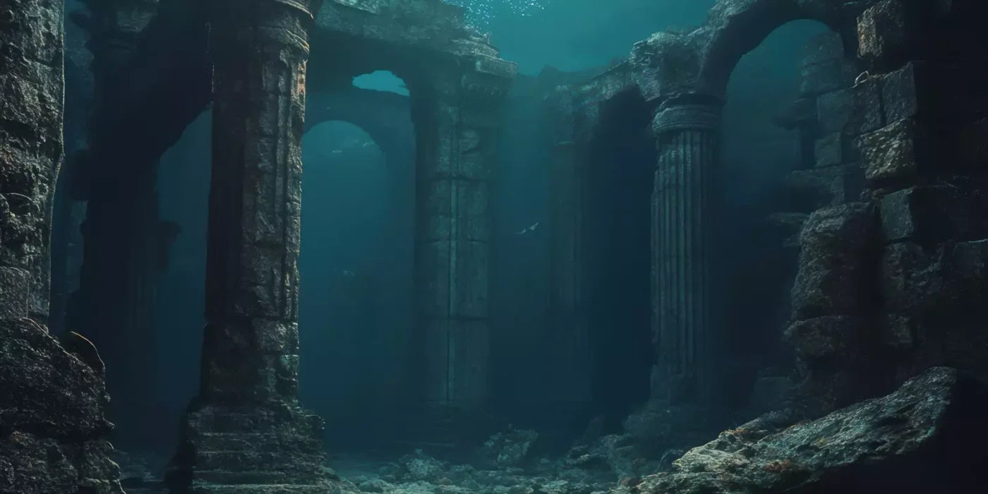 UnderwaterPillars 16’x8’ UltraCloth (192 x 96 inch) Backdrop