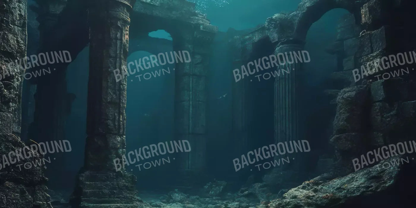 UnderwaterPillars 20’x10’ UltraCloth (240 x 120 inch) Backdrop