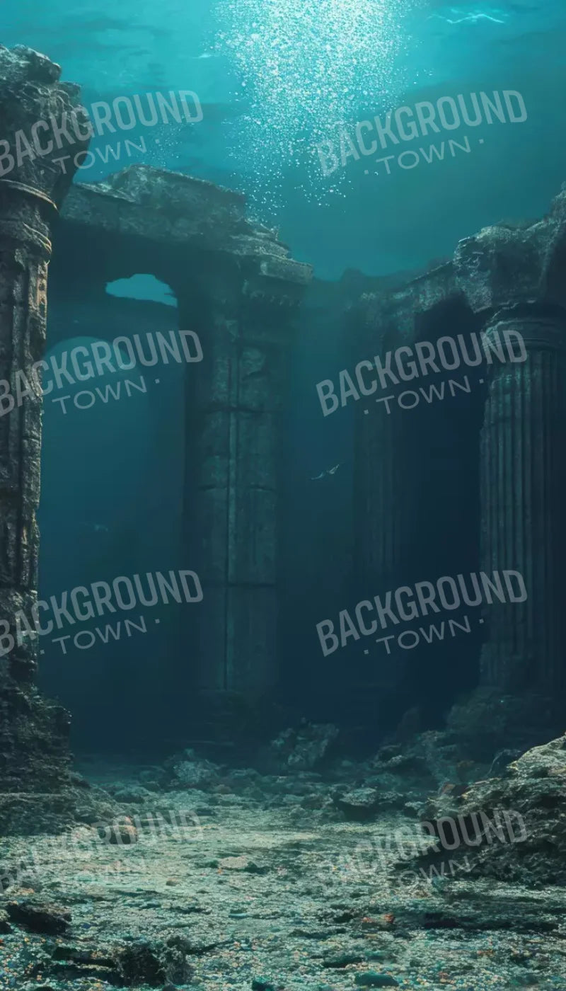 UnderwaterPillars 8’x14’ UltraCloth (96 x 168 inch) Backdrop