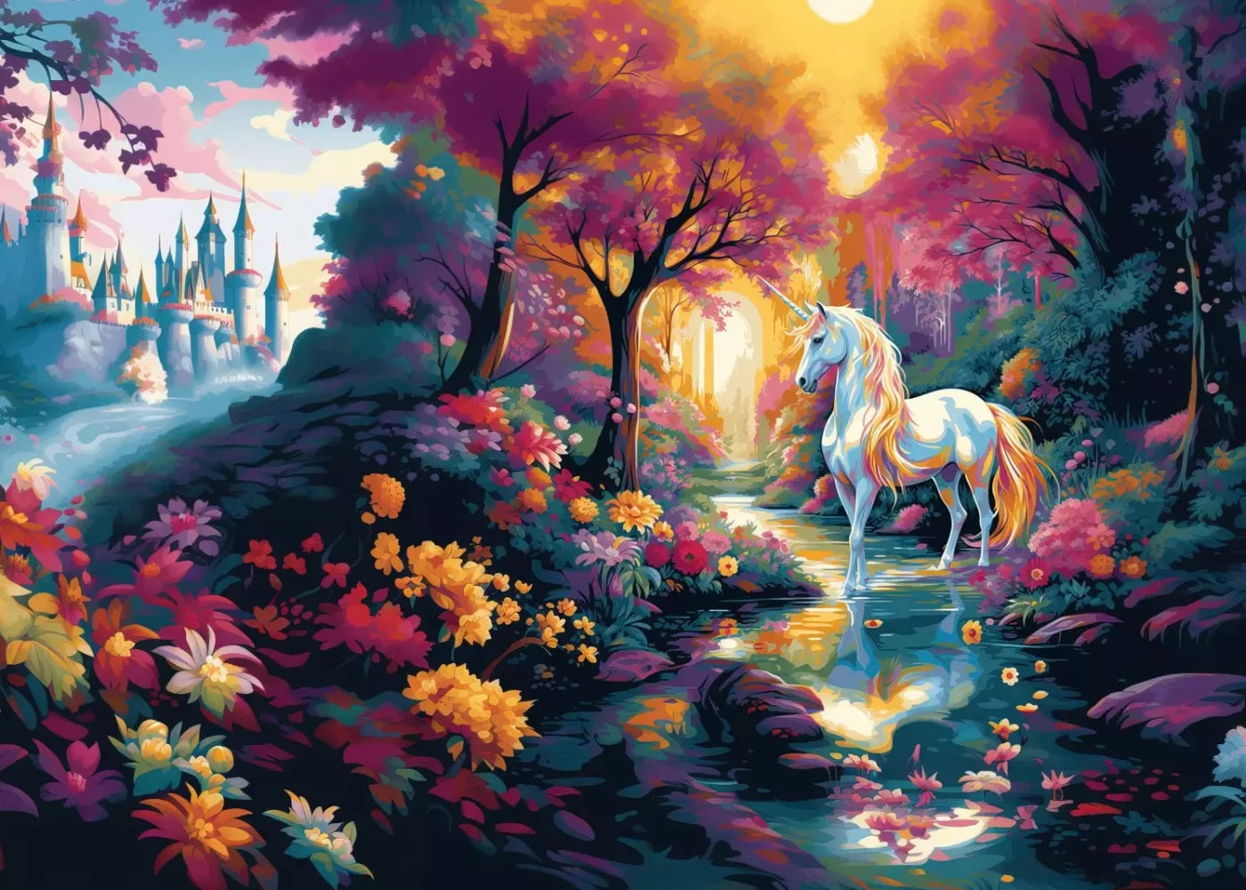 Unicorn Dreams 7’X5’ Ultracloth (84 X 60 Inch) Backdrop