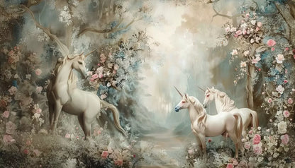 Unicorn Family 14’X8’ Ultracloth (168 X 96 Inch) Backdrop