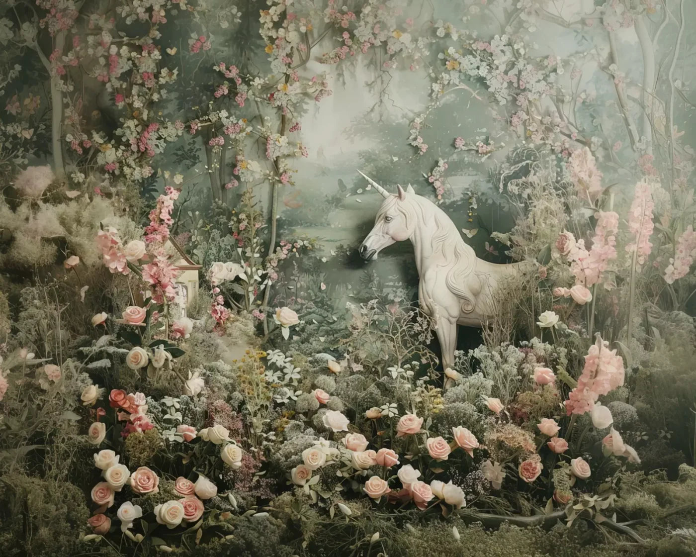 Unicorn Spotting 10’X8’ Fleece (120 X 96 Inch) Backdrop