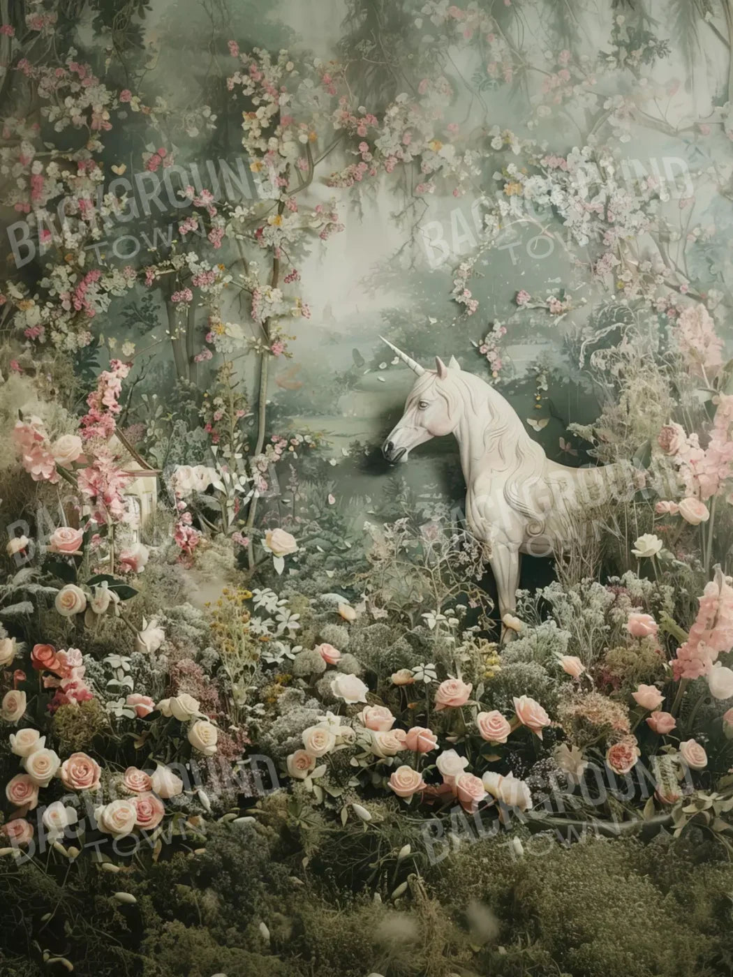 Unicorn Spotting 5’X6’8 Fleece (60 X 80 Inch) Backdrop