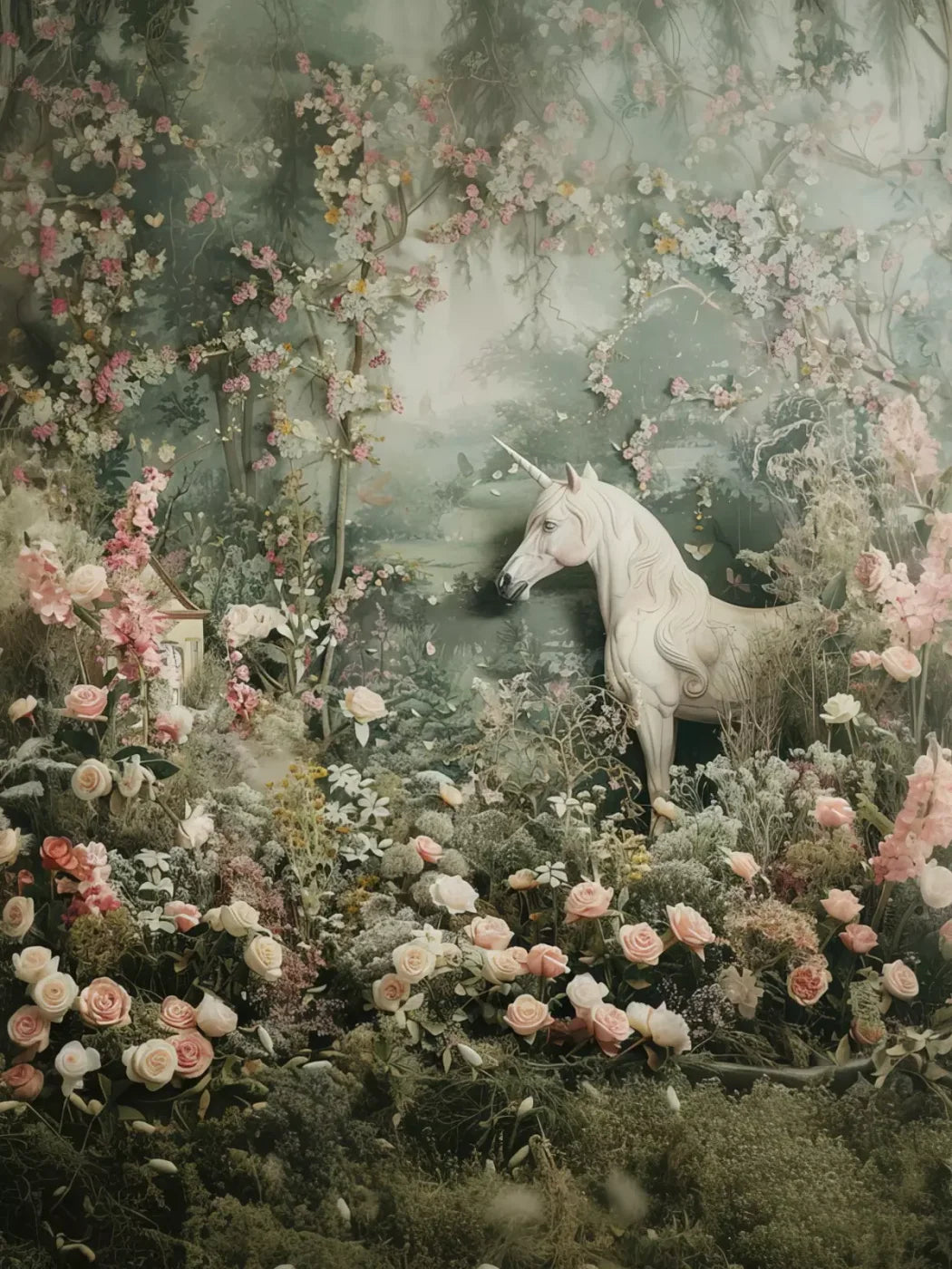 Unicorn Spotting 6’X8’ Fleece (72 X 96 Inch) Backdrop