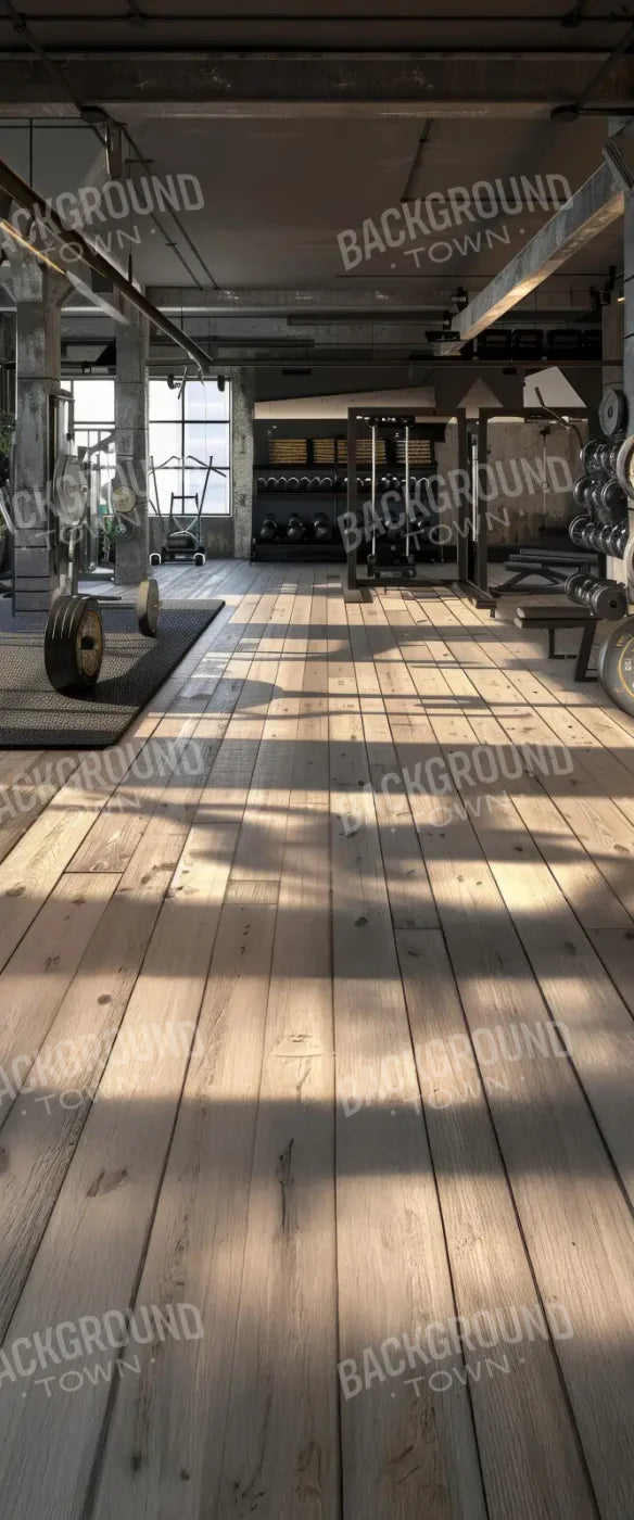 Urban Fitness Center Sweep 5’x12’ UltraCloth for Westcott X-Drop (60 x 144 inch) Backdrop