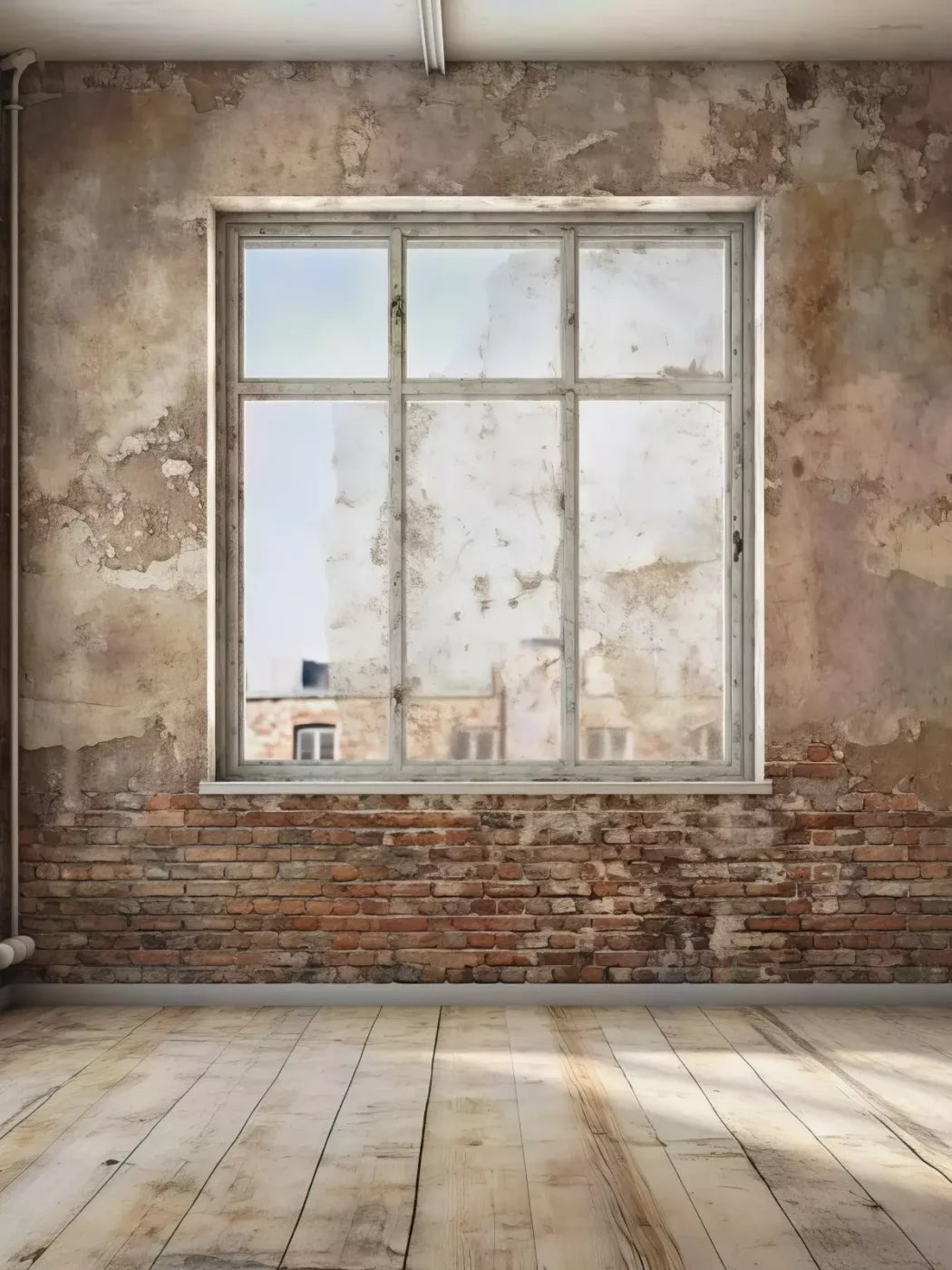 Urban Life I 5X68 Fleece ( 60 X 80 Inch ) Backdrop