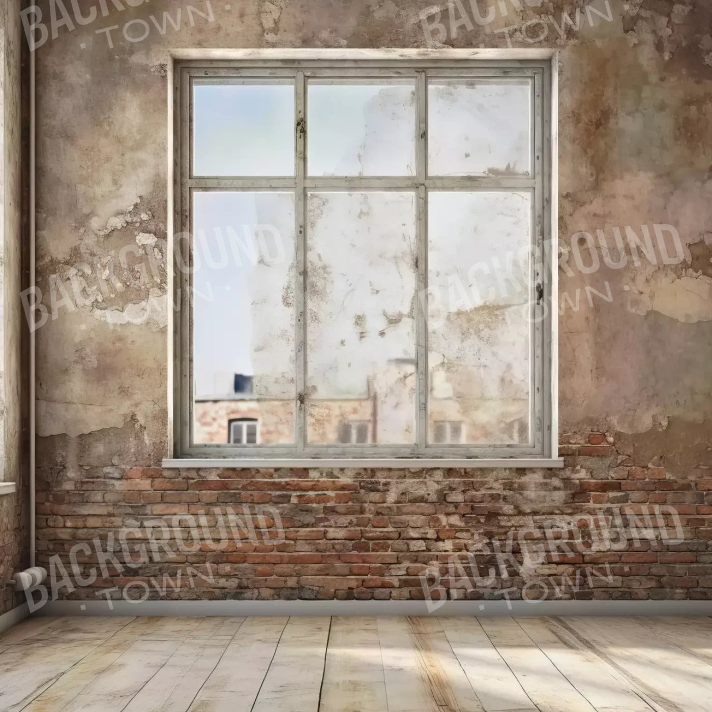 Urban Life I 8X8 Fleece ( 96 X Inch ) Backdrop