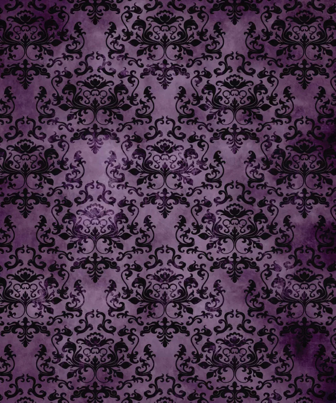 Black Damask Backdrop for Photography