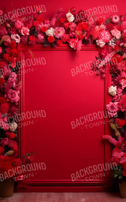 Valentine Red I 5X8 Ultracloth ( 60 X 96 Inch ) Backdrop