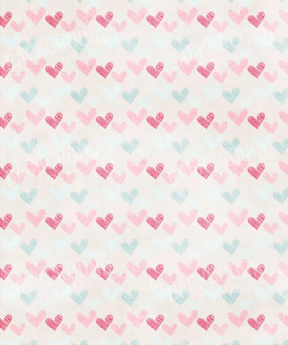 Pink Valentines Day Backdrop for Photography