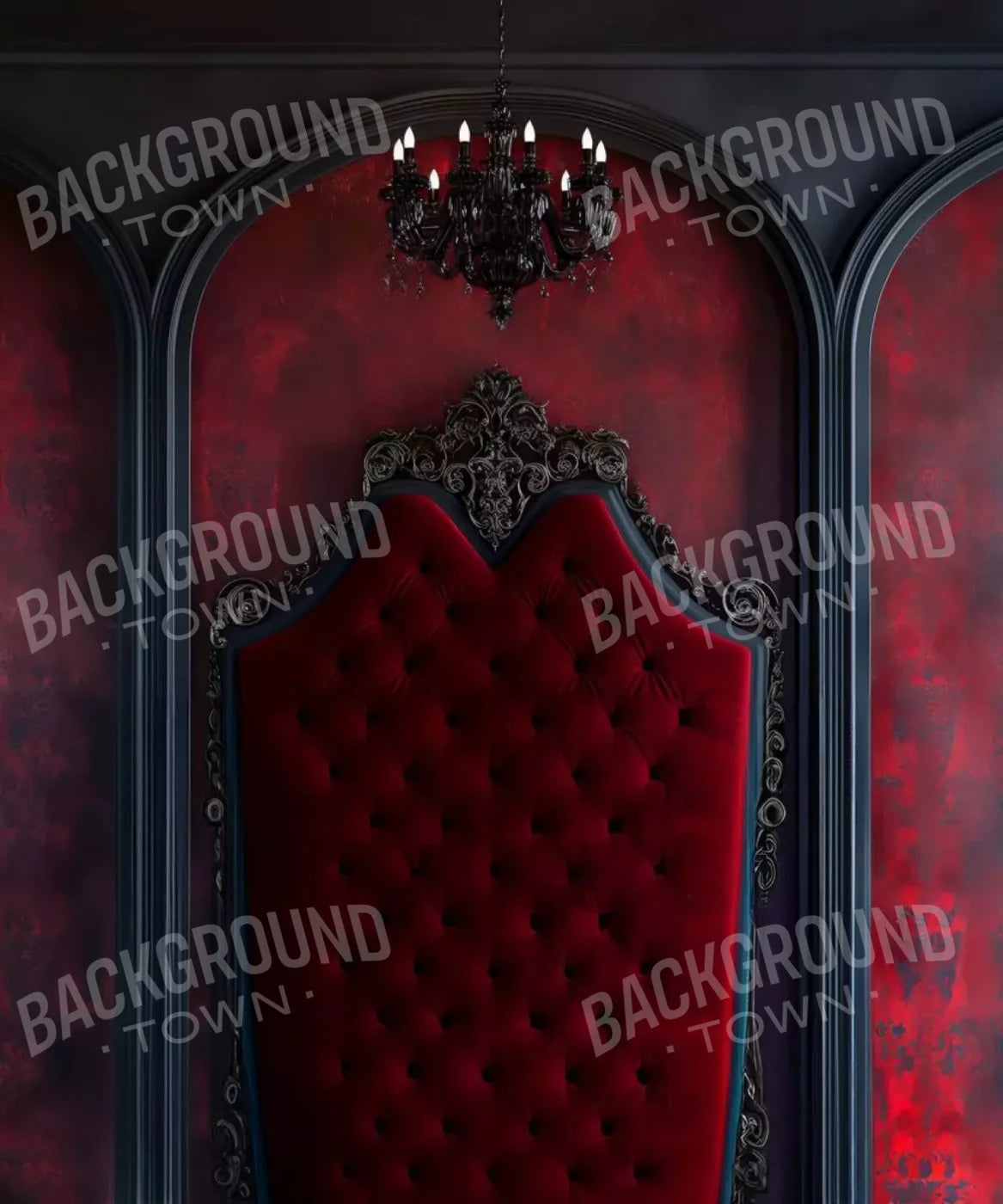 Vampire Bedroom Wall 10’X12’ Ultracloth (120 X 144 Inch) Backdrop