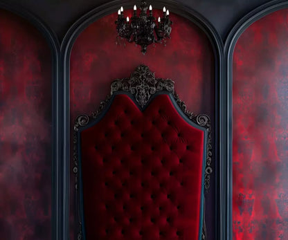 Vampire Bedroom Wall 12’X10’ Ultracloth (144 X 120 Inch) Backdrop