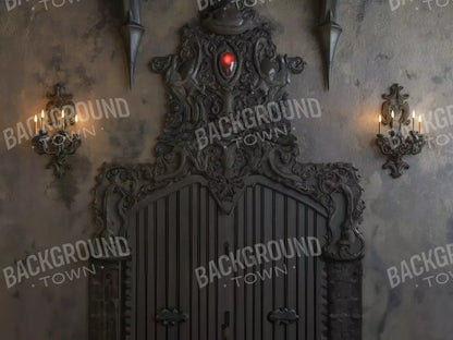 Vampire Bedroom Wall Ii 6’8X5’ Fleece (80 X 60 Inch) Backdrop