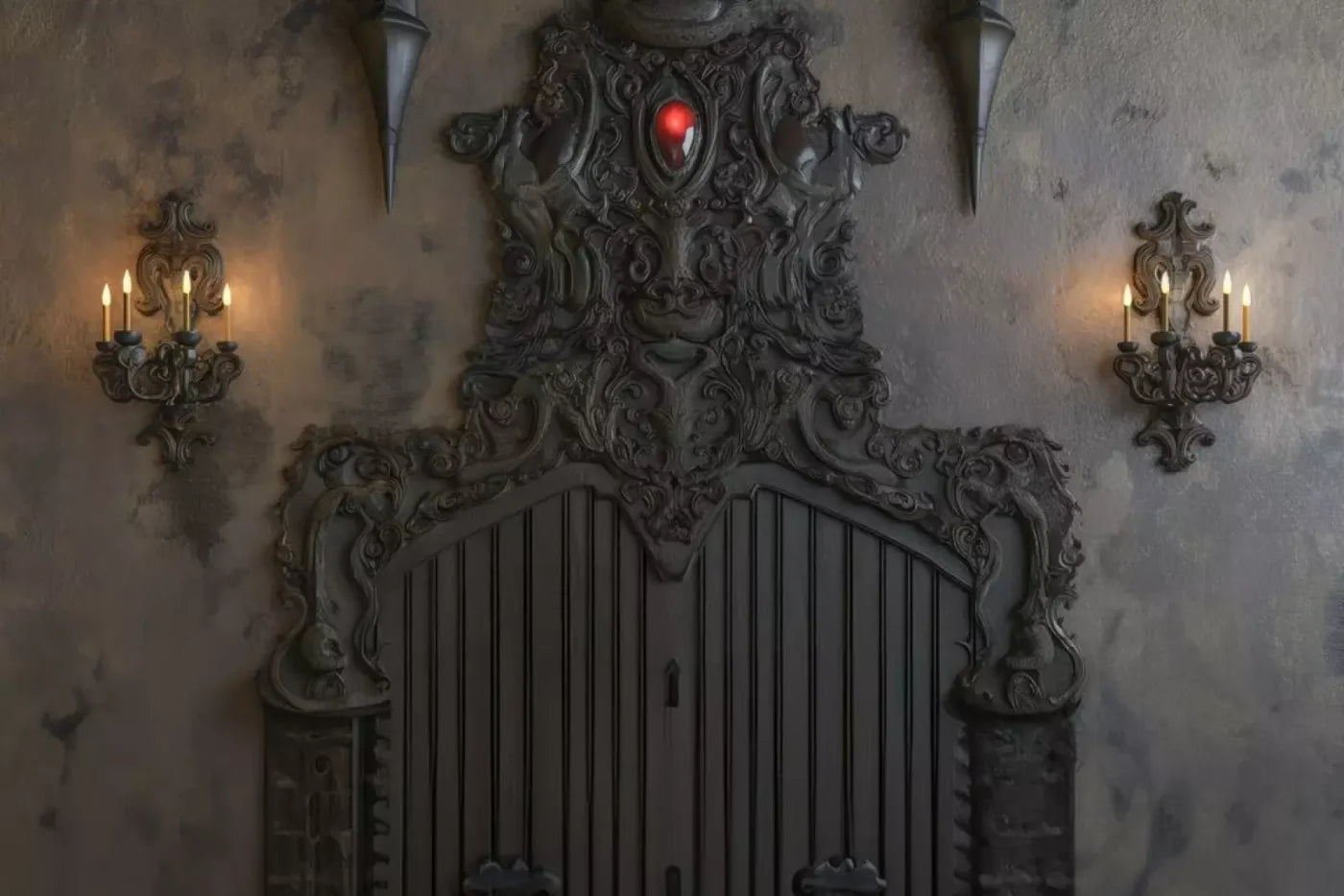 Vampire Bedroom Wall Ii 12’X8’ Ultracloth (144 X 96 Inch) Backdrop