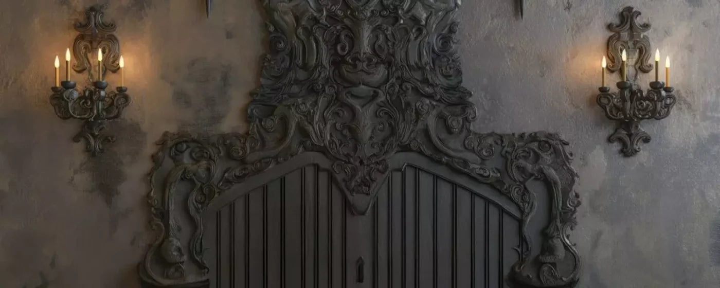 Vampire Bedroom Wall Ii 20’X8’ Ultracloth (240 X 96 Inch) Backdrop