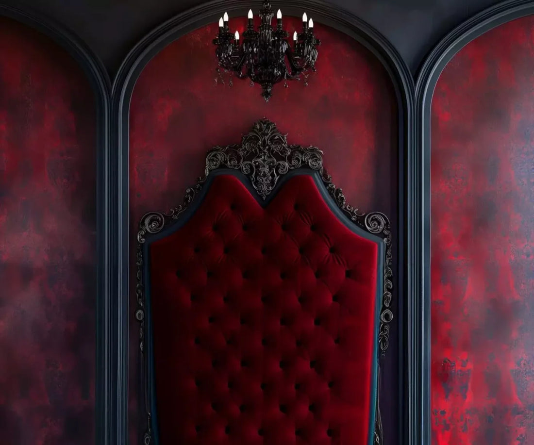 Vampire Bedroom Wall 5’X4’2 Fleece (60 X 50 Inch) Backdrop