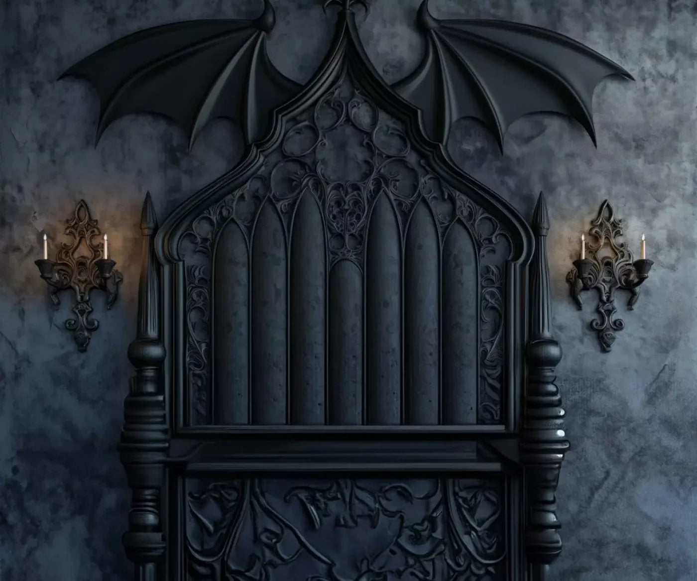 Vampire Bedroom Wall I 12’X10’ Ultracloth (144 X 120 Inch) Backdrop