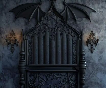 Vampire Bedroom Wall I 12’X10’ Ultracloth (144 X 120 Inch) Backdrop