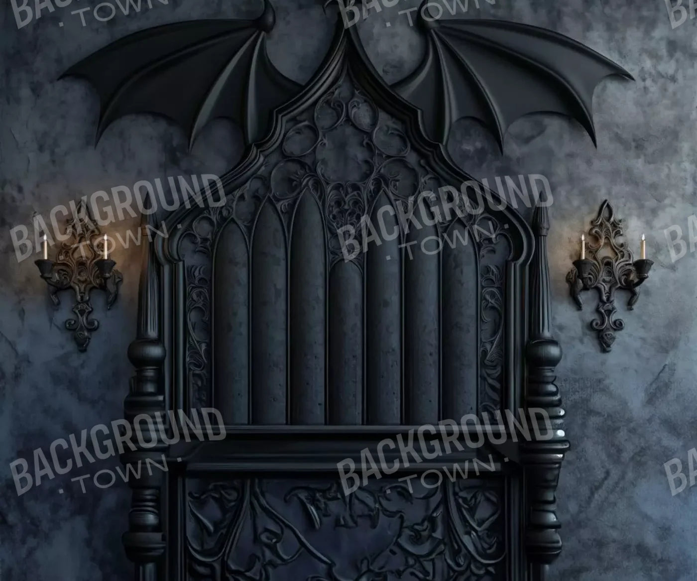 Vampire Bedroom Wall I 12’X10’ Ultracloth (144 X 120 Inch) Backdrop