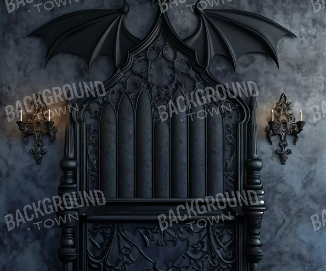 Vampire Bedroom Wall I 5’X4’2 Fleece (60 X 50 Inch) Backdrop