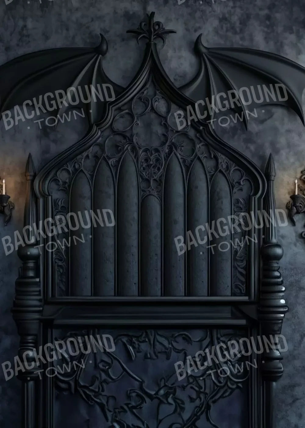 Vampire Bedroom Wall I 5’X7’ Ultracloth (60 X 84 Inch) Backdrop