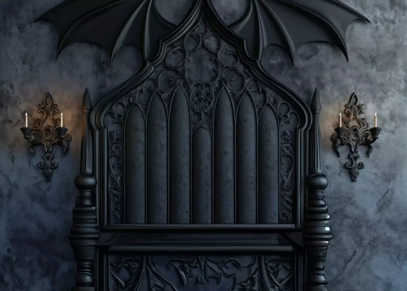 Vampire Bedroom Wall I 7’X5’ Ultracloth (84 X 60 Inch) Backdrop