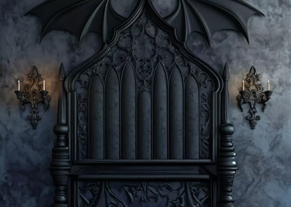 Vampire Bedroom Wall I 7’X5’ Ultracloth (84 X 60 Inch) Backdrop