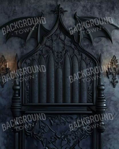 Vampire Bedroom Wall I 8’X10’ Fleece (96 X 120 Inch) Backdrop