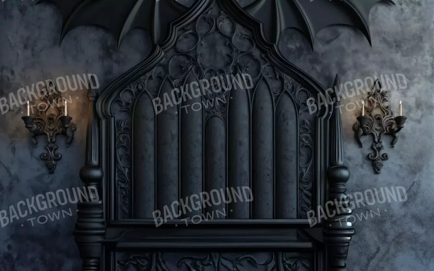 Vampire Bedroom Wall I 8’X5’ Ultracloth (96 X 60 Inch) Backdrop