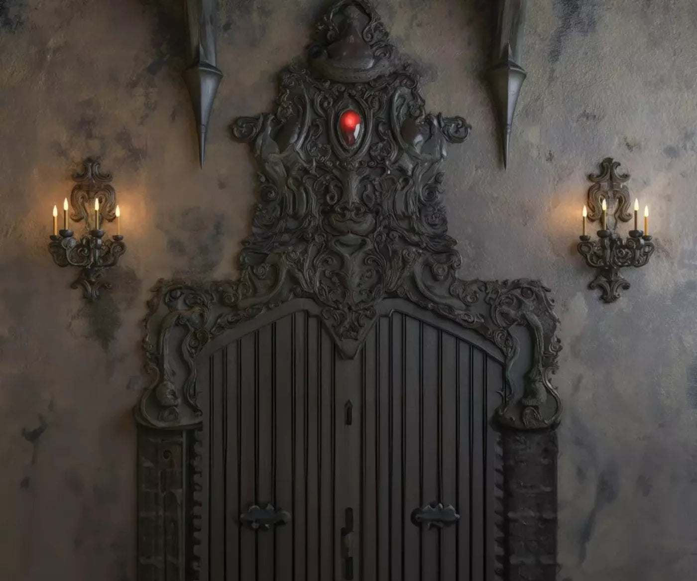 Vampire Bedroom Wall Ii 12’X10’ Ultracloth (144 X 120 Inch) Backdrop
