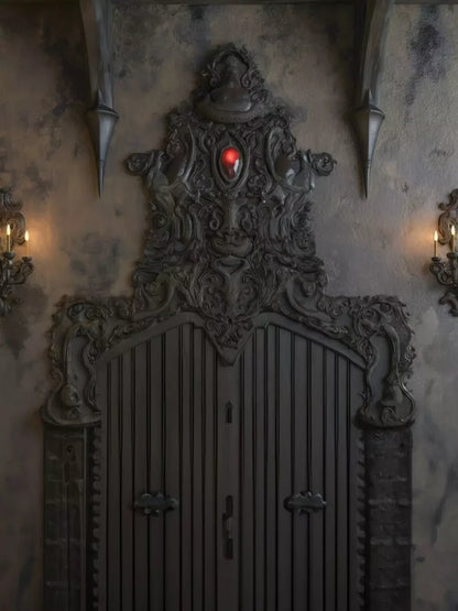 Vampire Bedroom Wall Ii 6’X8’ Fleece (72 X 96 Inch) Backdrop
