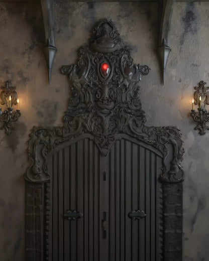 Vampire Bedroom Wall Ii 8’X10’ Fleece (96 X 120 Inch) Backdrop